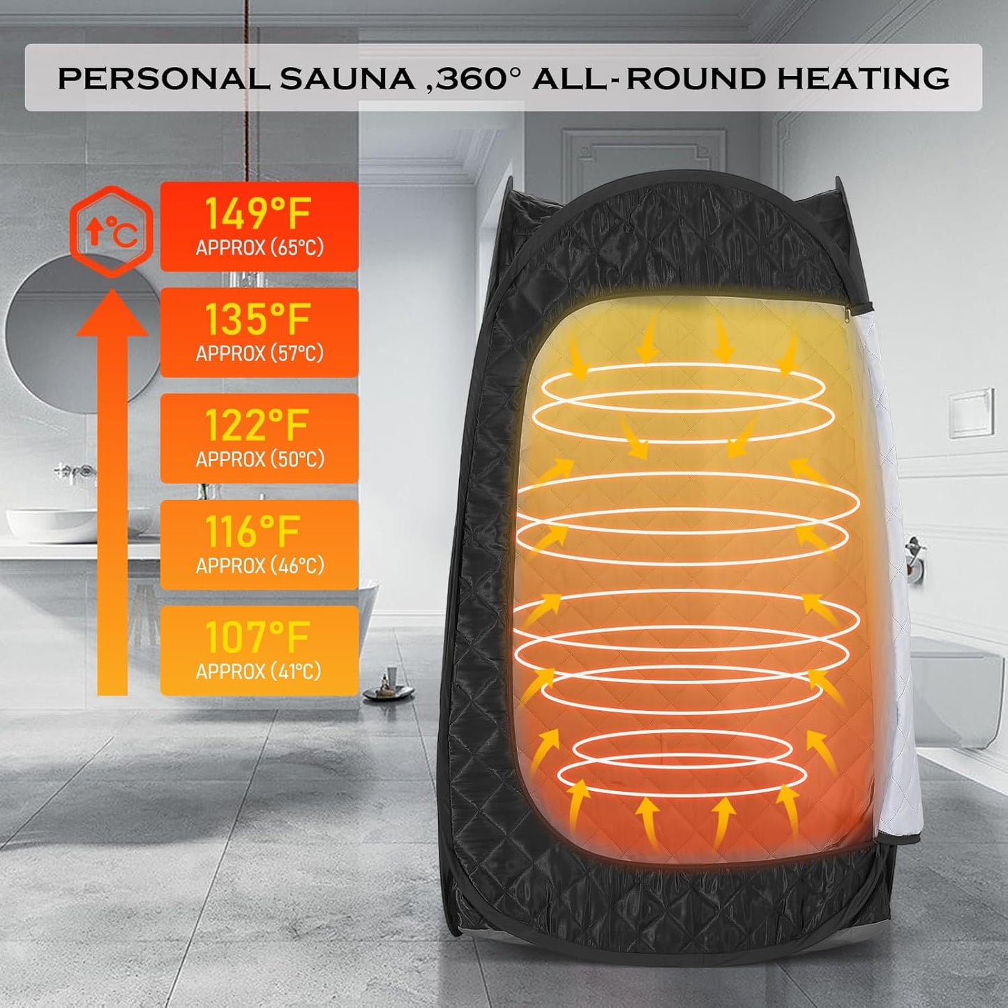 Essensolife ® Home Steam Sauna(Mini)