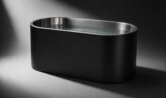 Essensolife® Stainless Steel Cold Plunge in Matte Black