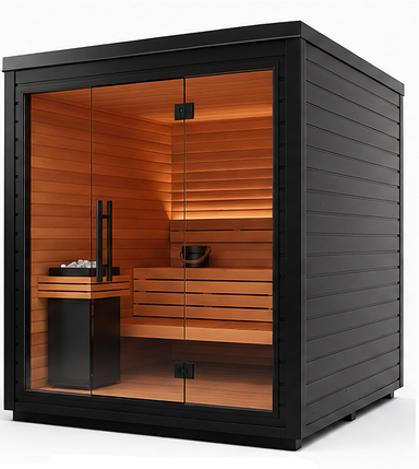 Essensolife Noir Luxury Sauna Cabin