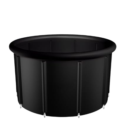 Artic circle by Essensolife portable Ice bath tub with lid-White Ring (Couple Size)