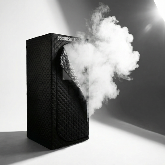 Portable Steam Bath 1.5KW – EssensoLife Cube Steam Sauna