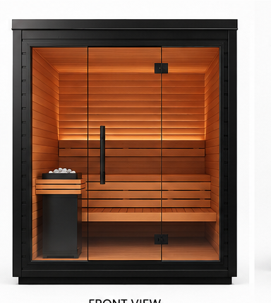 Essensolife NOIR™ Luxury Sauna Cabin