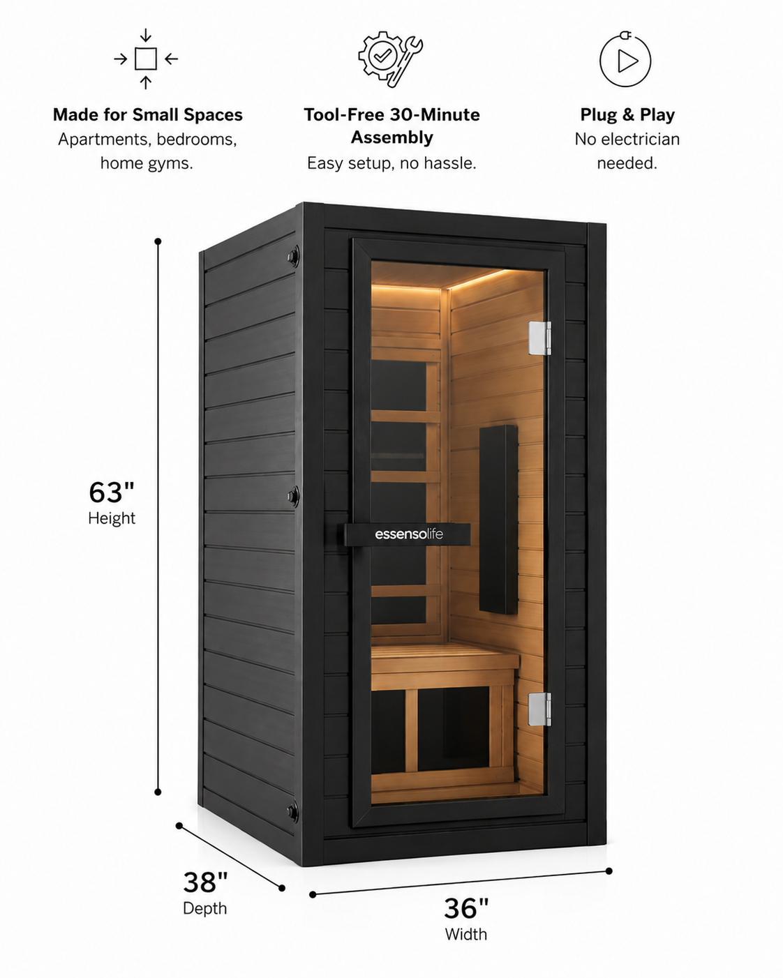 Essensolife Compact Infrared Cabin